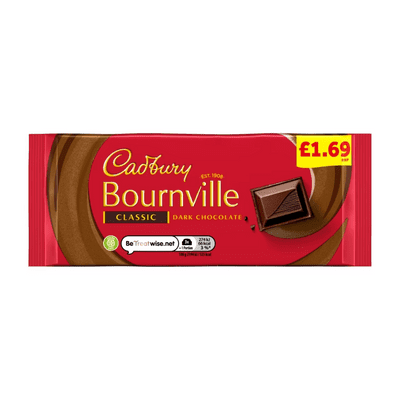 Bournville Classic PMP £1.95 18X100g