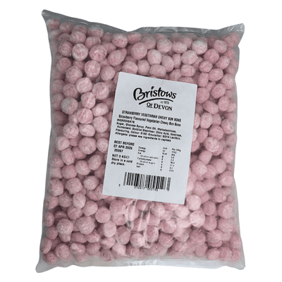 Bristows Chewy Strawberry Vegetarian Bon Bon 3Kg