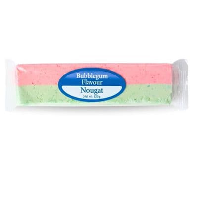 Bubblegum Nougat Bar 24x120g