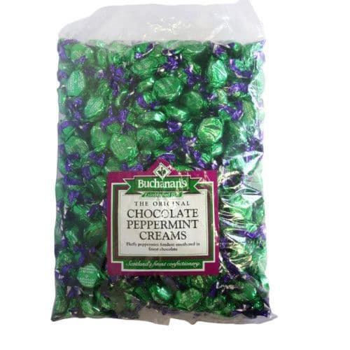 BUCHANANS CHOCOLATE PEPPERMINT CREAM 3KG BAG