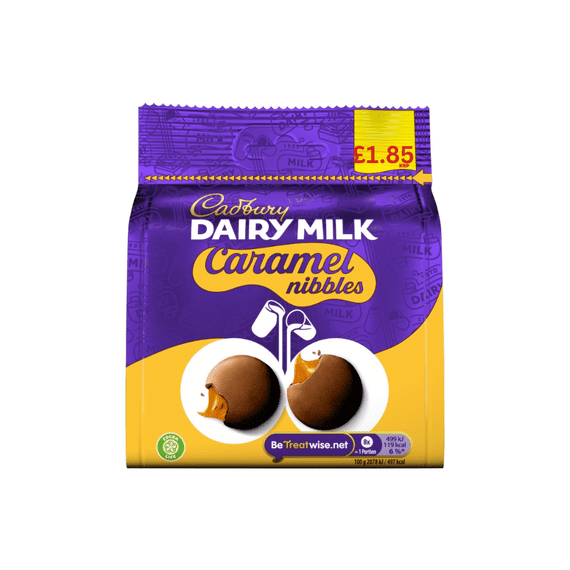 Cadbury Caramel Nibbles Bag £1.85 PMP 10x85g