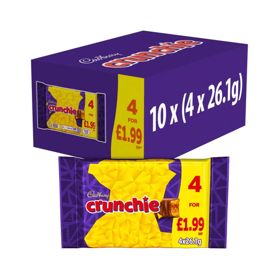 Cadbury Crunchie PMP £1.99 10X4 Pack