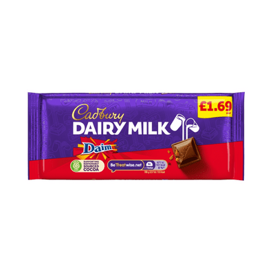CADBURY DAIM PMP £1.95 18 X 120G