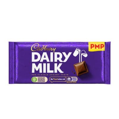 Cadbury Dairy Milk 22 X 95g PMP £1.75