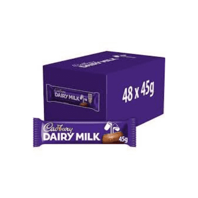 CADBURY DAIRY MILK 48 X 45G