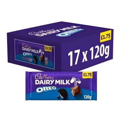 Cadbury Dairy Milk Oreo £1.75 PMP 17 x 120g