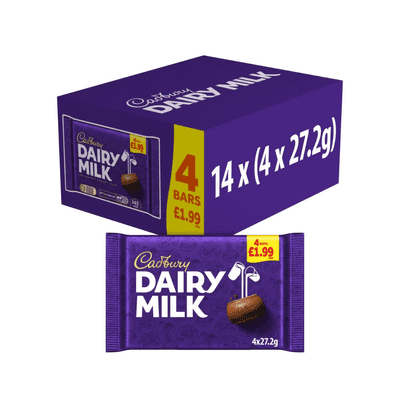 Cadbury Dairy Milk PMP £1.99 14X4 Pack