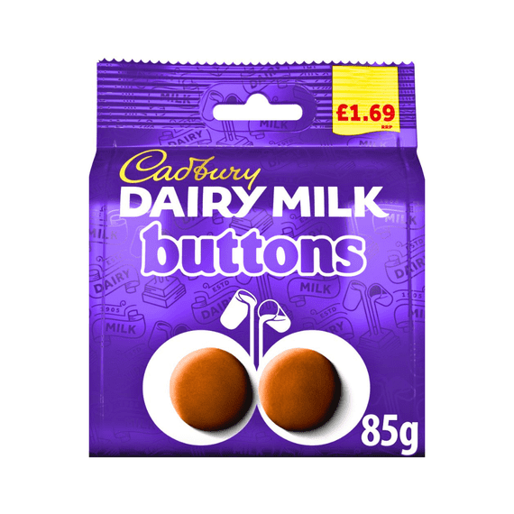 CADBURY GIANT BUTTONS BAG £1.69 PMP 10X85G