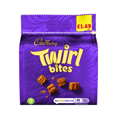 Cadbury Twirl Bites Bag £1.69 PMP 10x85g