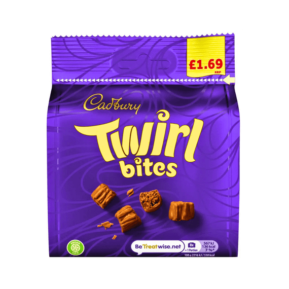 Cadbury Twirl Bites Bag £1.69 PMP 10x85g