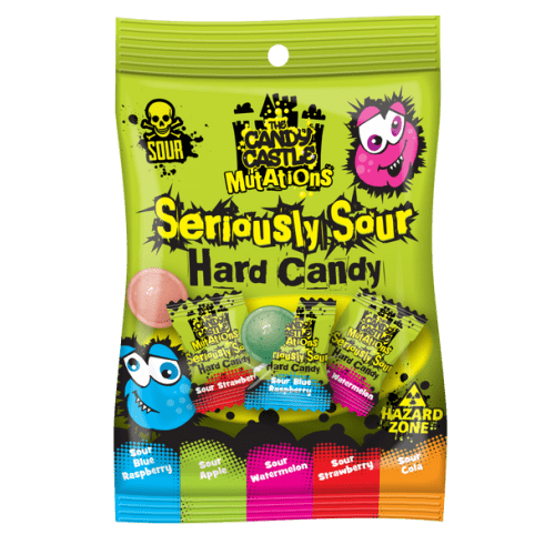 CANDY CASTLE CREW MUTATIONS SERIOUSLY SOUR CANDY BAG 18X56G