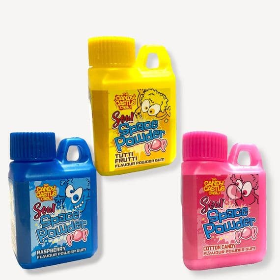 CANDY CASTLE CREW SOUR SPACE POWDER 18X40G