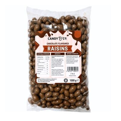 Candy & Co Chocolate Coated Raisins 1kg