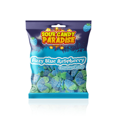 Candy Paradise Fizzy Blue Raspberry 12x100g