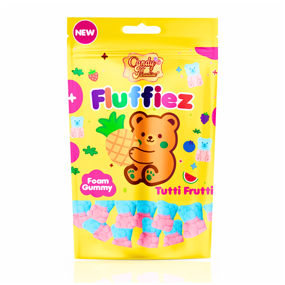 Candy Paradise Fluffiez Tutti Frutti Foam Gummies 12x100g