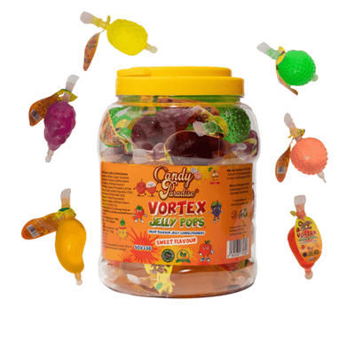 Candy Paradise Sweet Jelly Pops Jar 50x35g