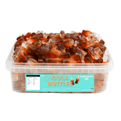 CANDYCRAVE COLA BOTTLES 600G TUB