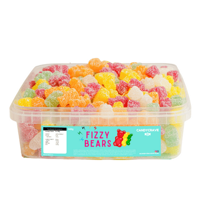 CANDYCRAVE FIZZY BEARS 600G TUB