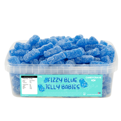 CANDYCRAVE FIZZY BLUE BABIES TUB 600g