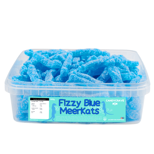 CANDYCRAVE FIZZY BLUE MEERKATS TUB 600g