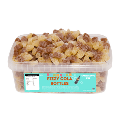 CANDYCRAVE FIZZY COLA BOTTLES 600G TUB