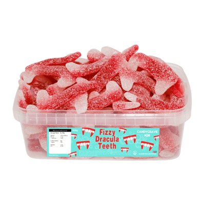 CANDYCRAVE FIZZY DRACULA TEETH TUB 600g