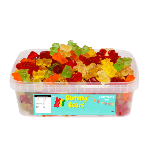 CANDYCRAVE GUMMY BEARS 600G TUB