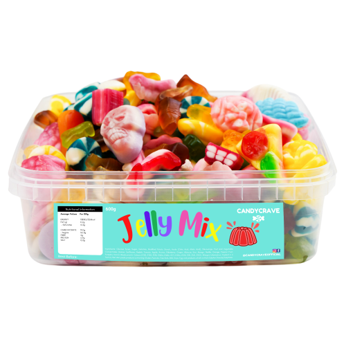 CANDYCRAVE JELLY MIX 600G TUB