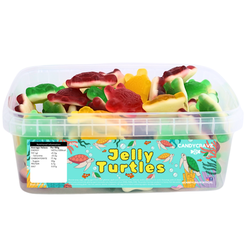 CANDYCRAVE JELLY TURTLES TUB 600g