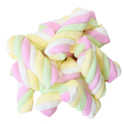 CANDYCRAVE LARGE TWIST MALLOWS 1KG