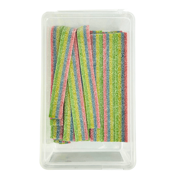 Candycrave Sour Rainbow Belts Tub 100 Count