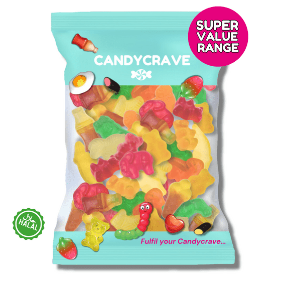CANDYCRAVE SUPER VALUE JELLY MIX 1KG