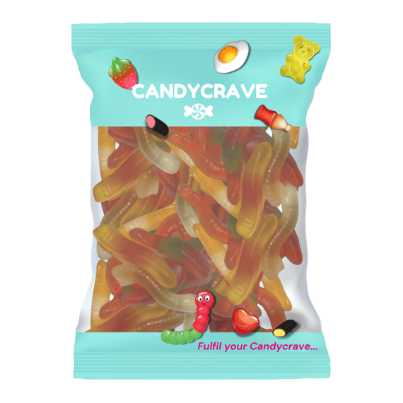 Candycrave Super Value Jelly Worms 1kg