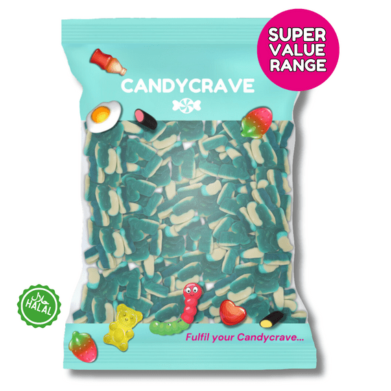 CANDYCRAVE SUPER VALUE MINI DOLPHINS  1KG