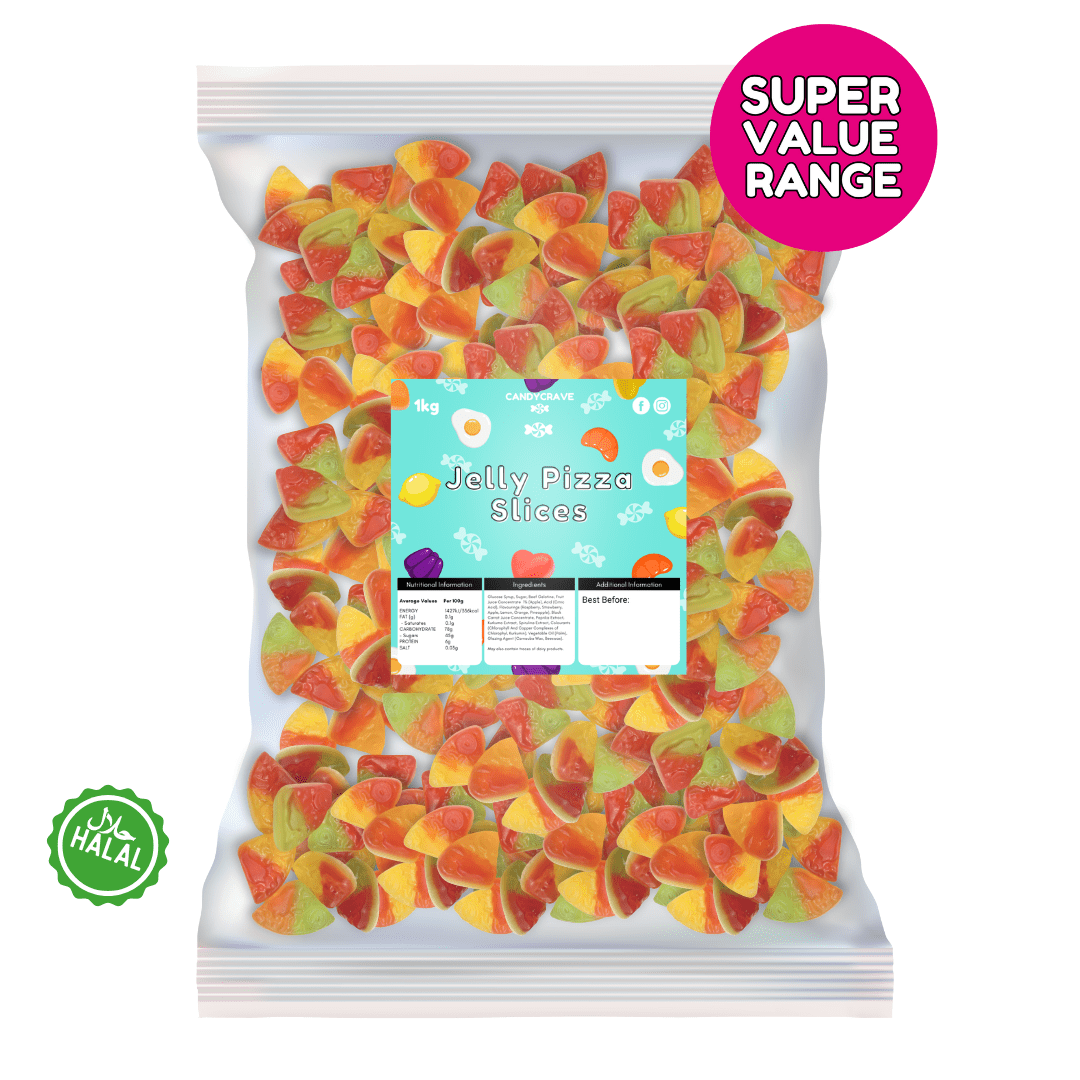 candyayaco Candycrave Super Value Pizza Slices 1kg