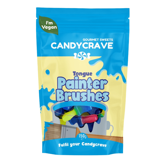 Candycrave Tongue Painter Brushes Pouch 10x150g