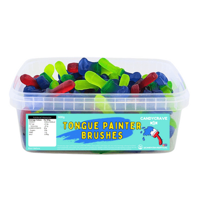 CANDYCRAVE TONGUE PAINTER DUMMIES TUB 600g