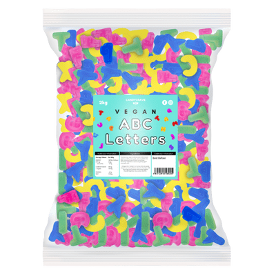 CANDYCRAVE VEGAN ABC LETTERS 2KG
