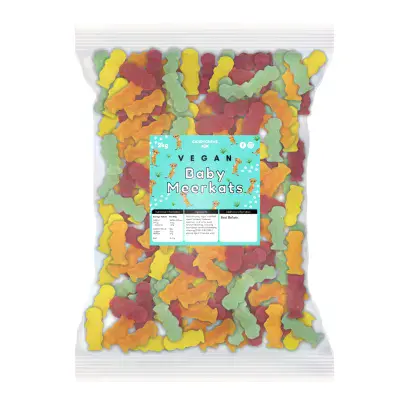 CANDYCRAVE VEGAN BABY MEERKATS 2KG