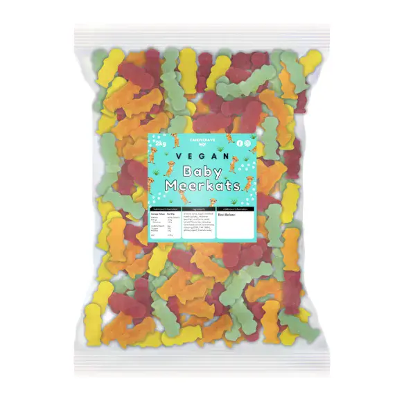 CANDYCRAVE VEGAN BABY MEERKATS 2KG