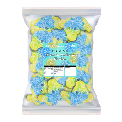 Candycrave Vegan Blue and Yellow Skulls 2kg