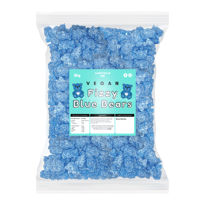 CANDYCRAVE VEGAN FIZZY BLUE BEARS 2KG
