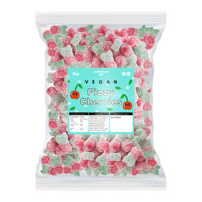 CANDYCRAVE VEGAN FIZZY CHERRIES 2KG