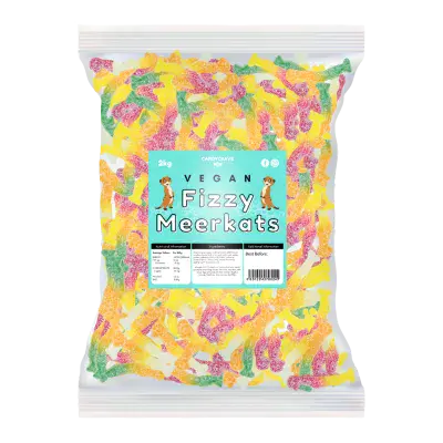CANDYCRAVE VEGAN FIZZY MEERKATS 2KG