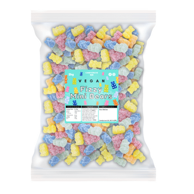 CANDYCRAVE VEGAN FIZZY MINI BEARS 2KG