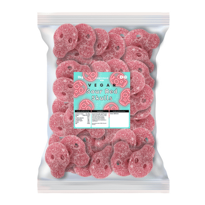 Candycrave Vegan Fizzy Red Skulls 2kg