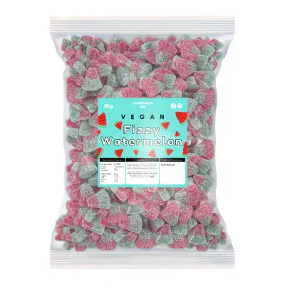 CANDYCRAVE VEGAN FIZZY WATERMELON 2KG