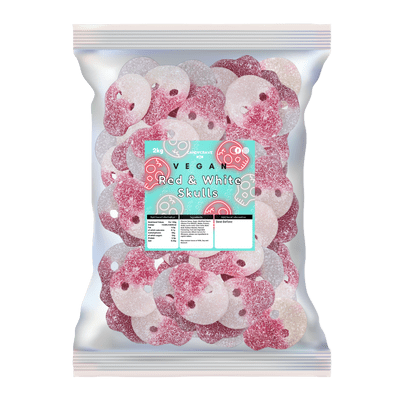 Candycrave Vegan Red and White Skulls 2kg