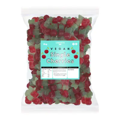 CANDYCRAVE VEGAN SINGLE CHERRY 2KG
