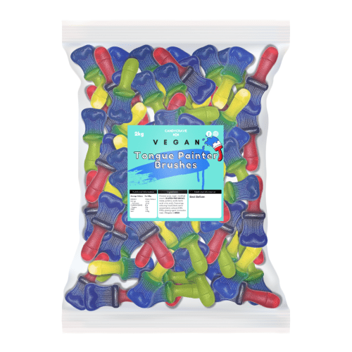CANDYCRAVE VEGAN TONGUE PAINTER BRUSHES 2KG